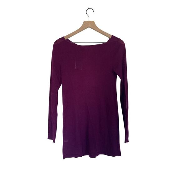 Nordstrom Signature cashmere sweater in purple XS - Picture 5 of 8